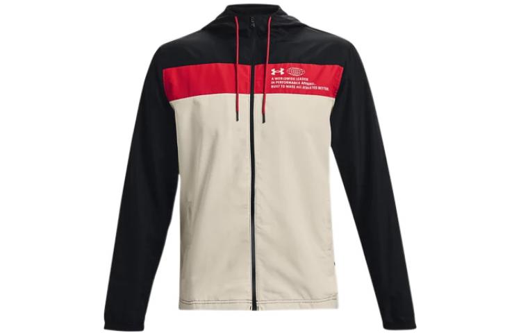 Under Armour Sportstyle Black Windbreaker Hoodie Jacket 1370358-001