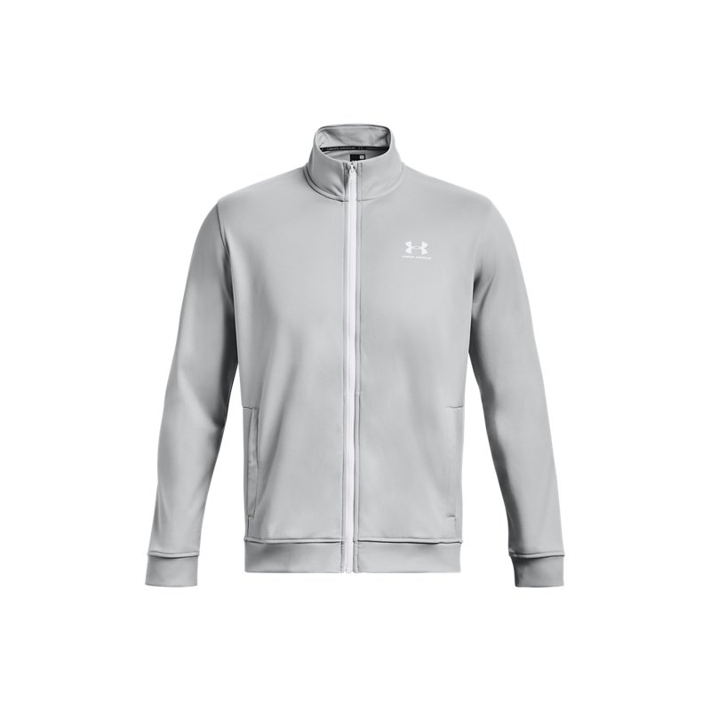Under Armour Sportstyle Tricot Modern Grey Training Jacket 1329293-011