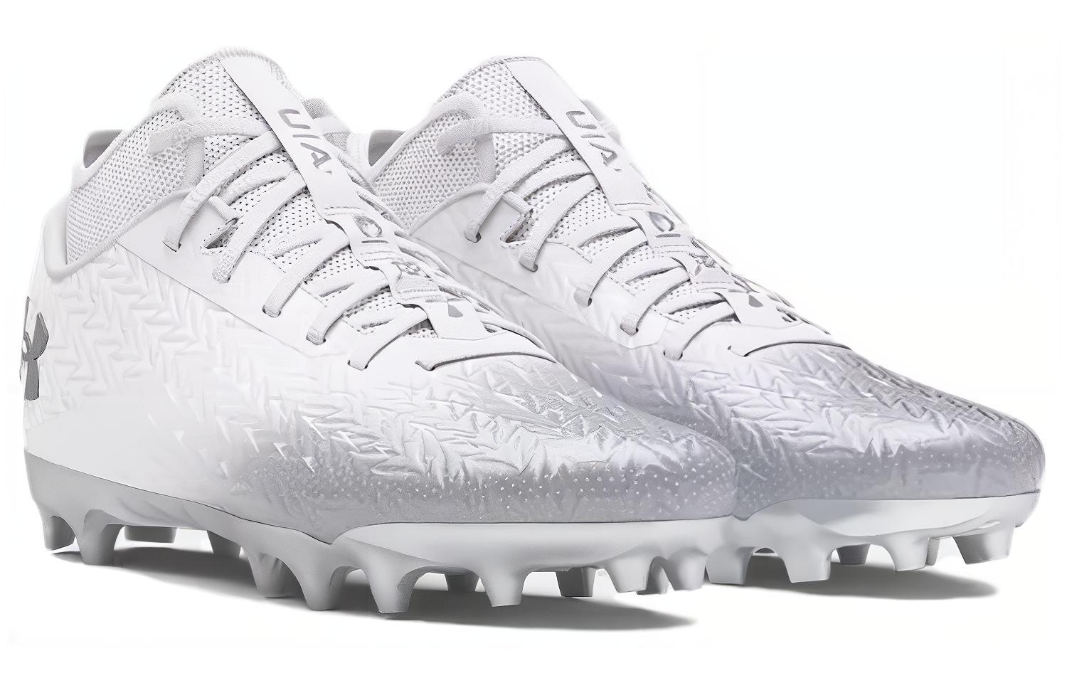 Lookbook Under Armour Spotlight 4 MC 'Putih Perak Metalik' 3027977-100