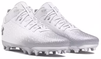 Lookbook Under Armour UA Spotlight 4 MC 人造草皮 防滑耐磨 足球鞋 男款 白色
