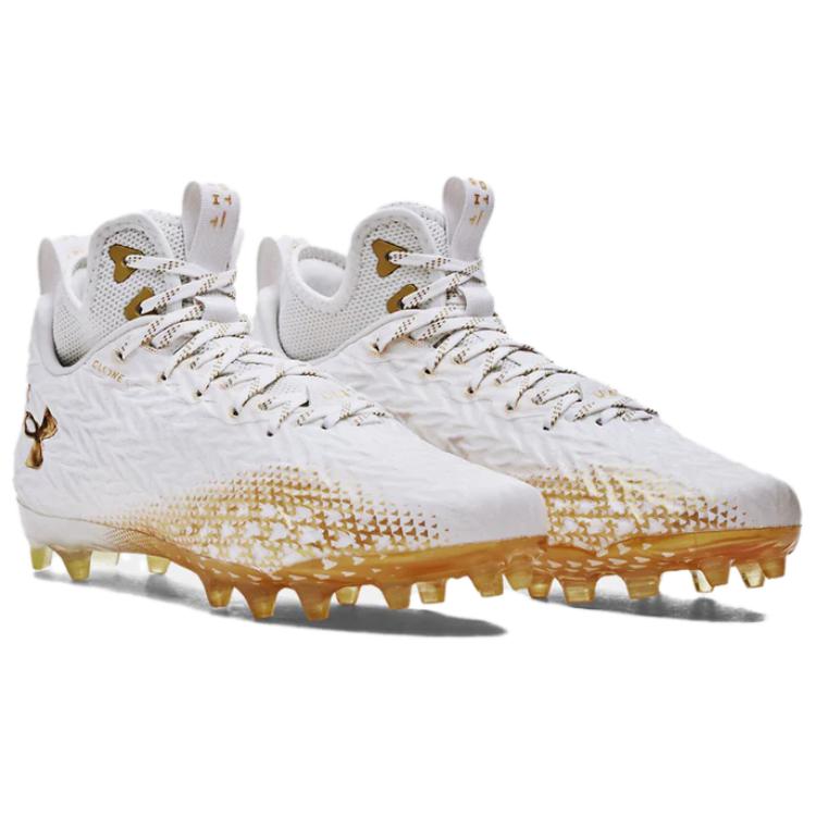 Lookbook Under Armour Spotlight Clone 3.0 MC ''Wit Metallic Goud'' 3026334-104