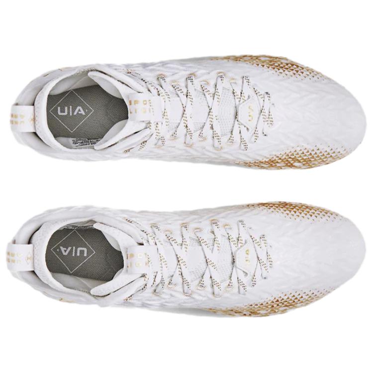 Shop Under Armour Spotlight Clone 3.0 MC ''Wit Metallic Goud'' 3026334-104