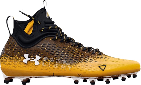 安德玛 Spotlight Lux MC 2.0 '黑色 Steeltown 金' 鞋 3025082-002 Buy 安德玛 Spotlight Lux MC 2.0 '黑色 Steeltown 金' 鞋 3025082-002