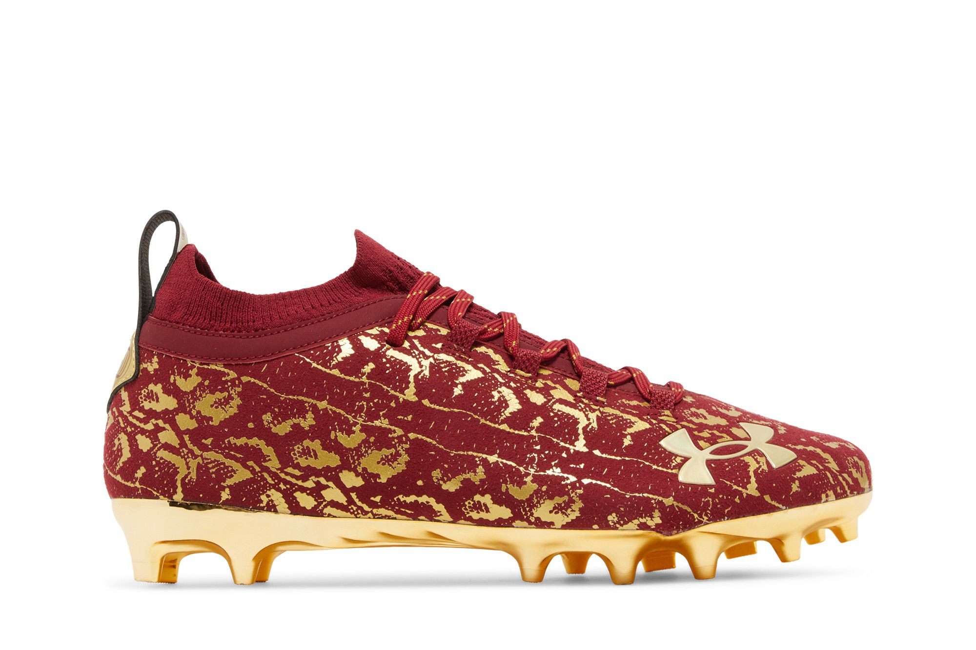 Under Armour Spotlight LUX Suede 2.0 'Dark Red Metallic Gold' 3024251-601