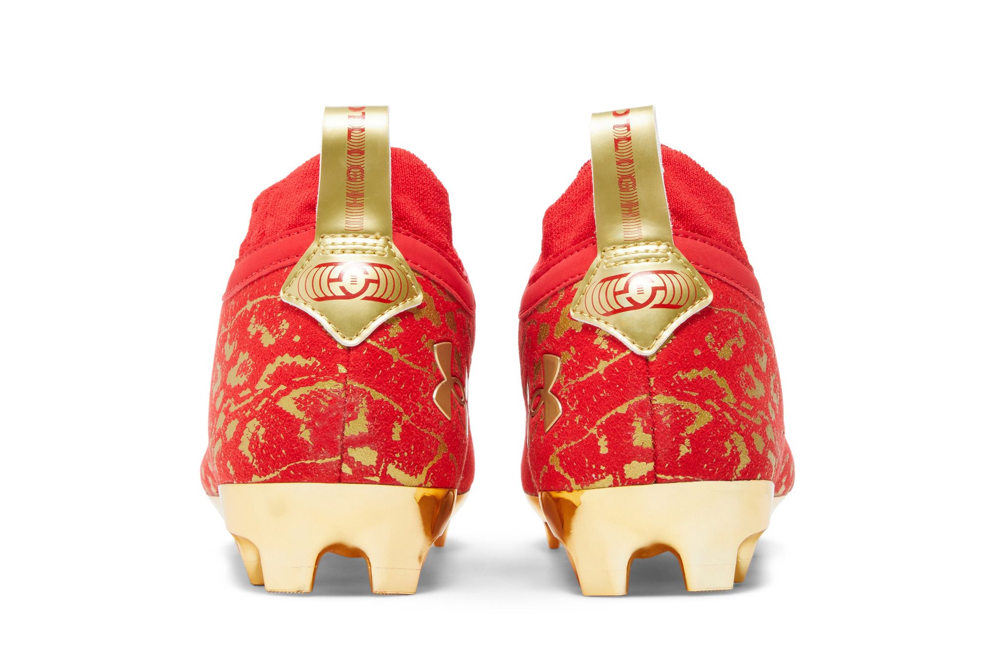 Details for Under Armour Spotlight LUX Suede 2.0 'Merah Emas Metalik' 3024251-600