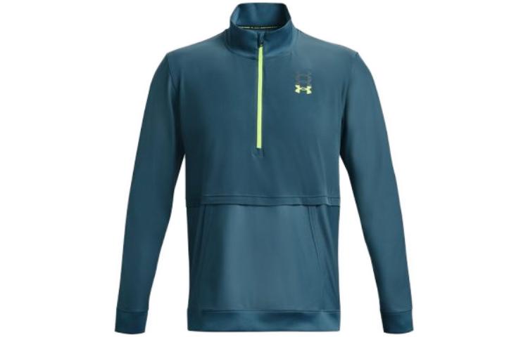 Under Armour SS23 High-Neck Long-Sleeve Sweatshirt Blue 1376502-414