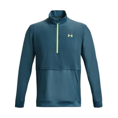 Under Armour SS23 High-Neck Long-Sleeve Sweatshirt Blue 1376502-414