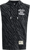 Under Armour SS23 The Rock Fleece Full-Zip Relaxed Jacket Black 1377444-001 Under Armour SS23 The Rock Fleece Full-Zip Relaxed Jacket Black 1377444-001