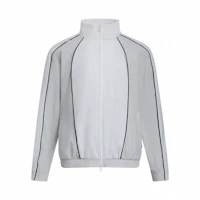 Order Under Armour SS25 Track White Minimalist Stand-Collar Loose Fit Jacket 1390287-100