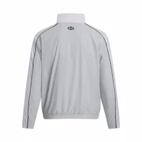 Lookbook Under Armour SS25 Track White Minimalist Stand-Collar Loose Fit Jacket 1390287-100