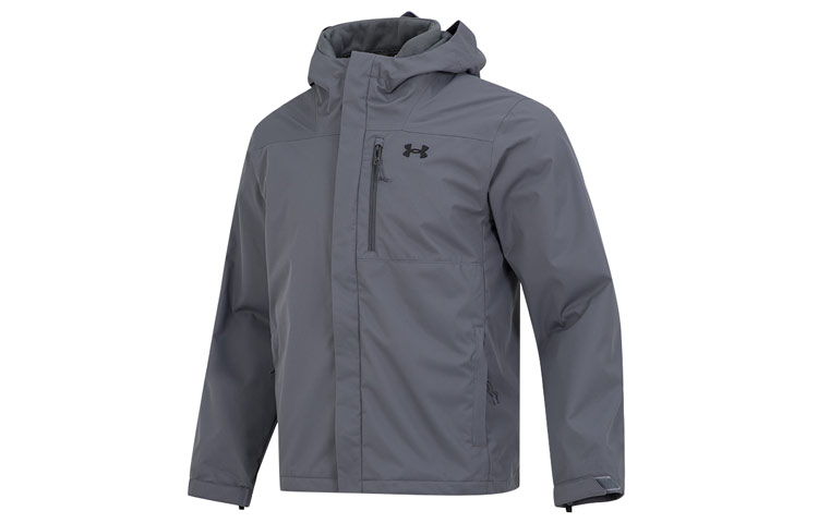 Under Armour Storm 20 Porter 3-in-1 Waterproof Windproof Hooded Jacket - Grey Men 1371585-012