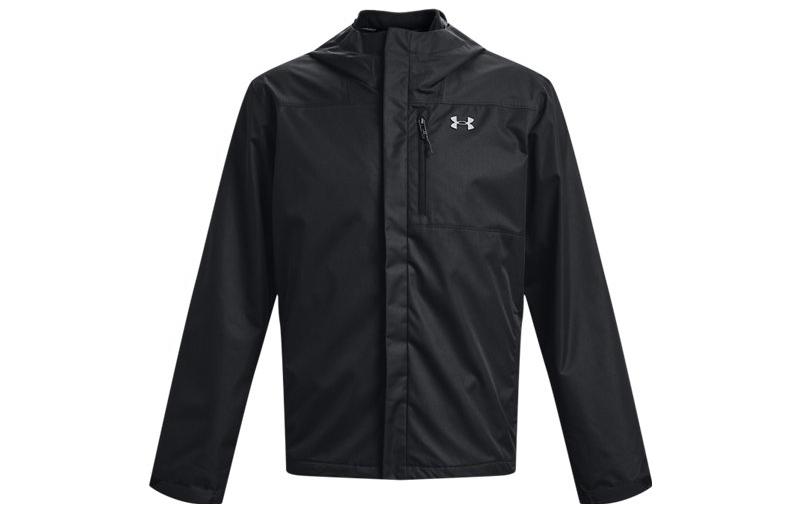 Under Armour Storm 2.0 3-in-1 Logo Print Detachable Fleece Hoodie Jacket Black Men. 1371585-001