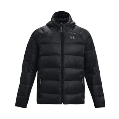 Under Armour Storm Black Hooded Down Jacket - Casual Sport Style. 1372651-001