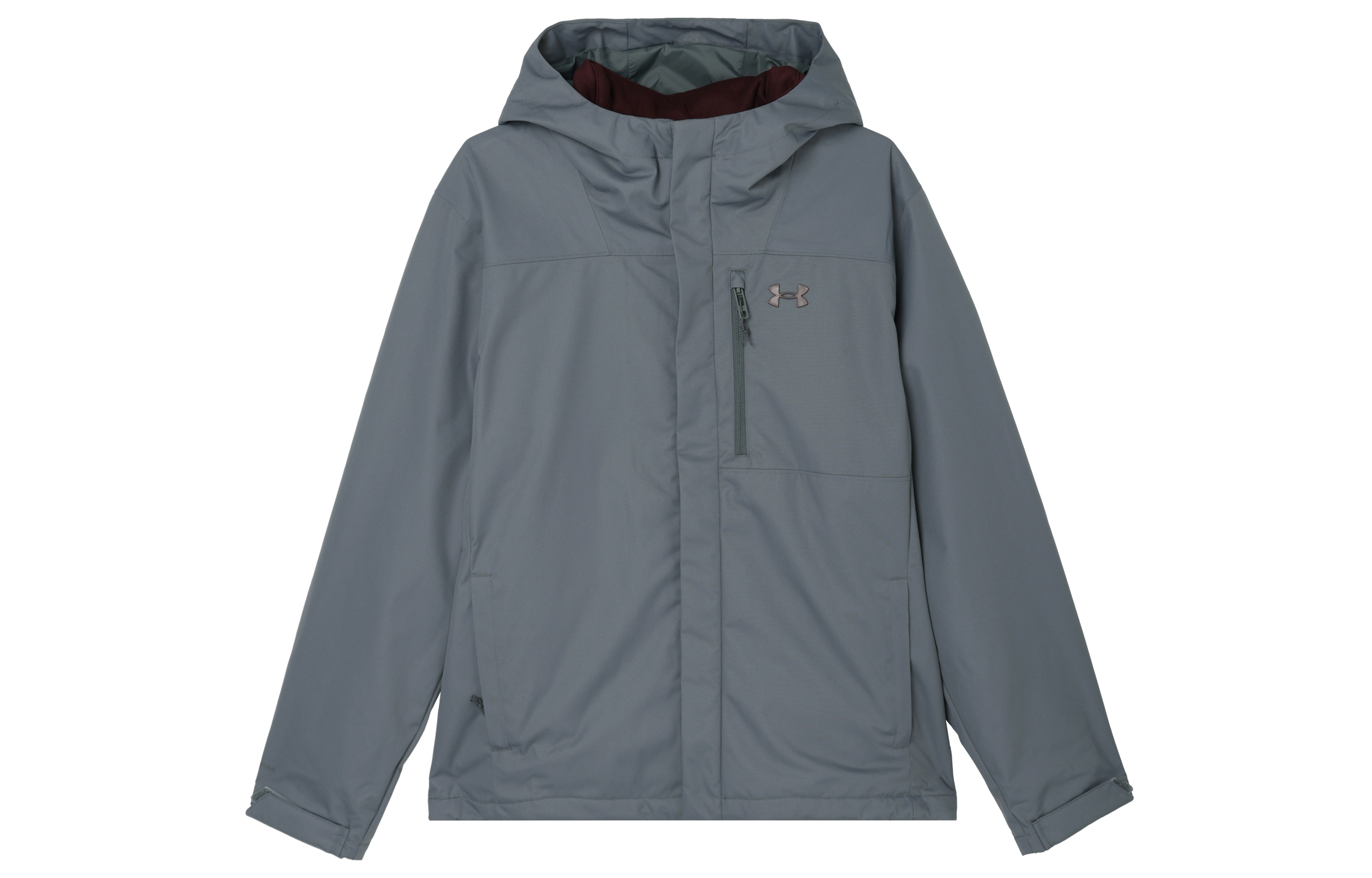 Under Armour Storm  Windproof 3-in-1 Jacket Gray Long Sleeve Multi-Pocket. 1371585-013