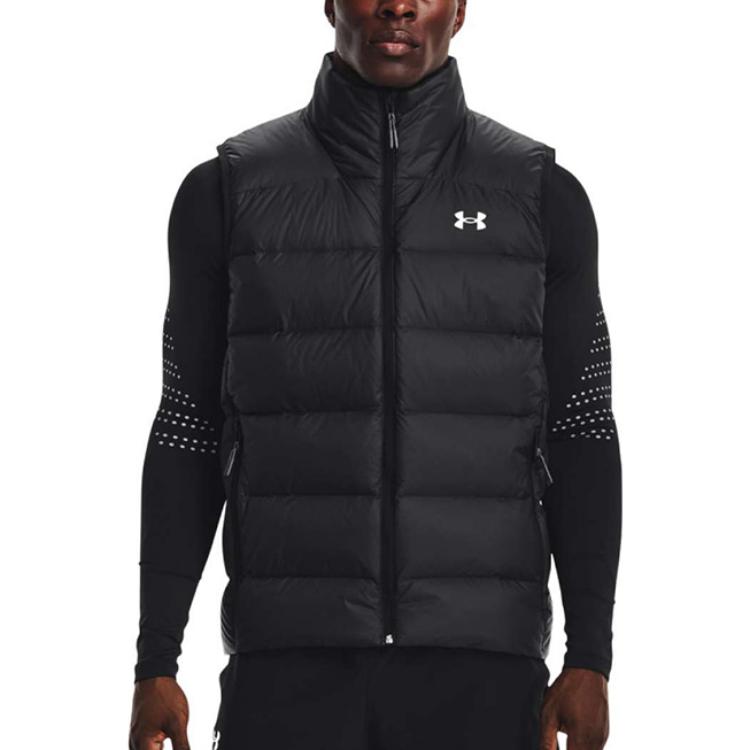 Shop Chaleco sin mangas Under Armour Storm Negro con logo para hombre. 1372650-001