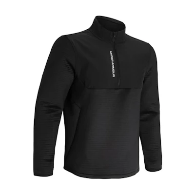 Under Armour Storm Black Loose Fit Thermal Stand Collar Sweatshirt for Men 1379742-001