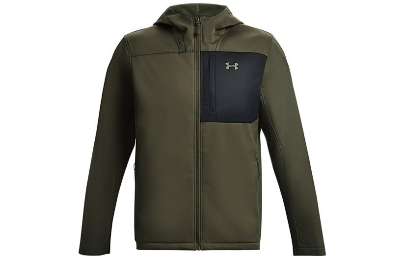 Under Armour Storm ColdGear Colorblock Training Jacket - Green 1371587-390
