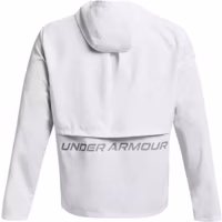 Under Armour Storm Logo Print Running Hoodie Jacket White 1376795-100 Under Armour Storm Logo Print Running Hoodie Jacket White 1376795-100