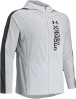 Under Armour Storm Out The Storm Letter Print Colorblock Outdoor Jacket Men 1377486-014 Under Armour Storm Out The Storm Letter Print Colorblock Outdoor Jacket Men 1377486-014