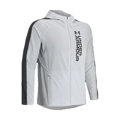Under Armour Storm Out The Storm Letter Print Colorblock Outdoor Jacket Men 1377486-014