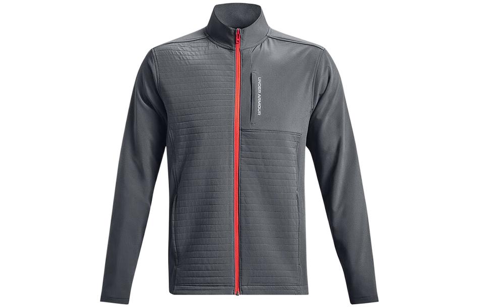 Under Armour Storm Revo Solid Print Zip Running Jacket Grey 1373407-012
