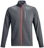 Under Armour Storm Revo Solid Print Zip Running Jacket Grey 1373407-012 Under Armour Storm Revo Solid Print Zip Running Jacket Grey 1373407-012