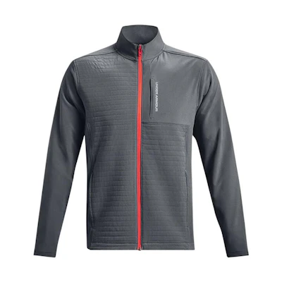 Under Armour Storm Revo Solid Print Zip Running Jacket Grey 1373407-012