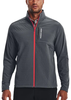 Under Armour Storm Revo Solid Print Zip Running Jacket Grey 1373407-012 Shop Under Armour Storm Revo Solid Print Zip Running Jacket Grey 1373407-012