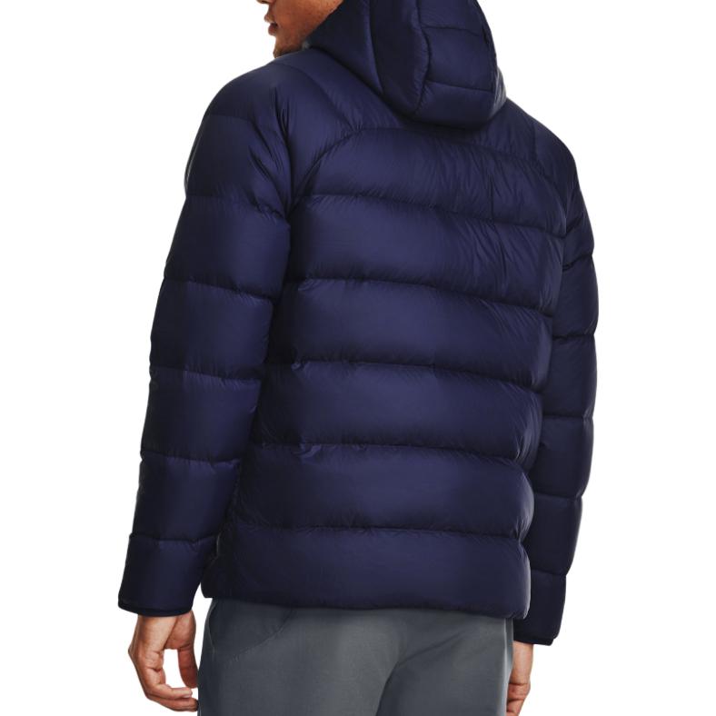 Shop Under Armour Storm Solid Color Hooded Full-Zip Jacket for Men 1372651-410