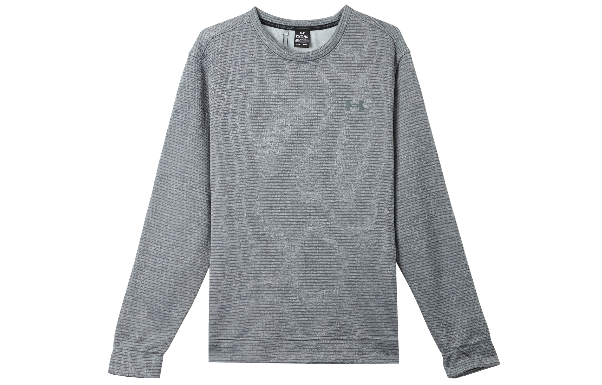 Under Armour Storm SweaterFleece Crew Grey Pullover Sweatshirt 1373675-012