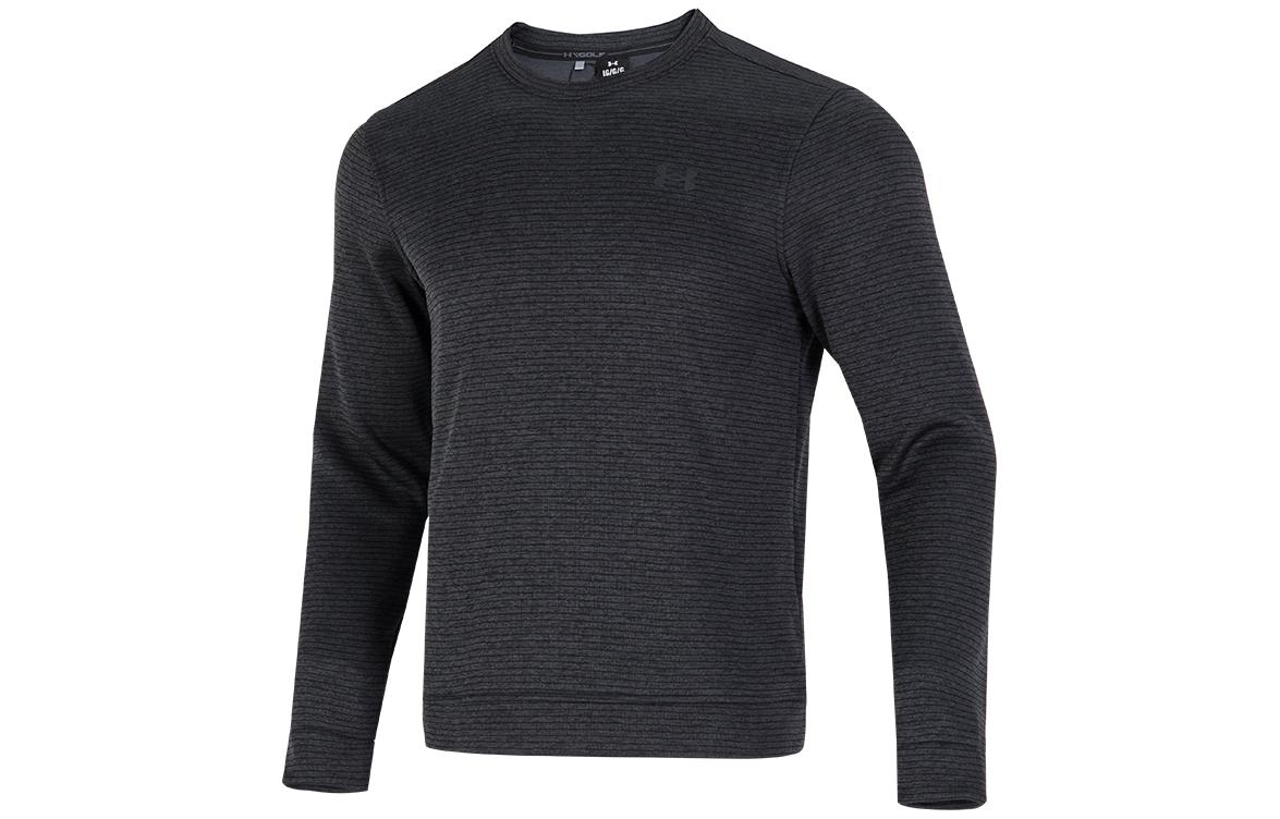 Under Armour Storm SweaterFleece Crew Pullover Retro Sweatshirt Black 1373675-001