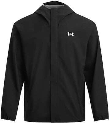 安德玛防风防水Cloudstrike黑色标志连帽夹克 1376066-003 Order 安德玛防风防水Cloudstrike黑色标志连帽夹克 1376066-003