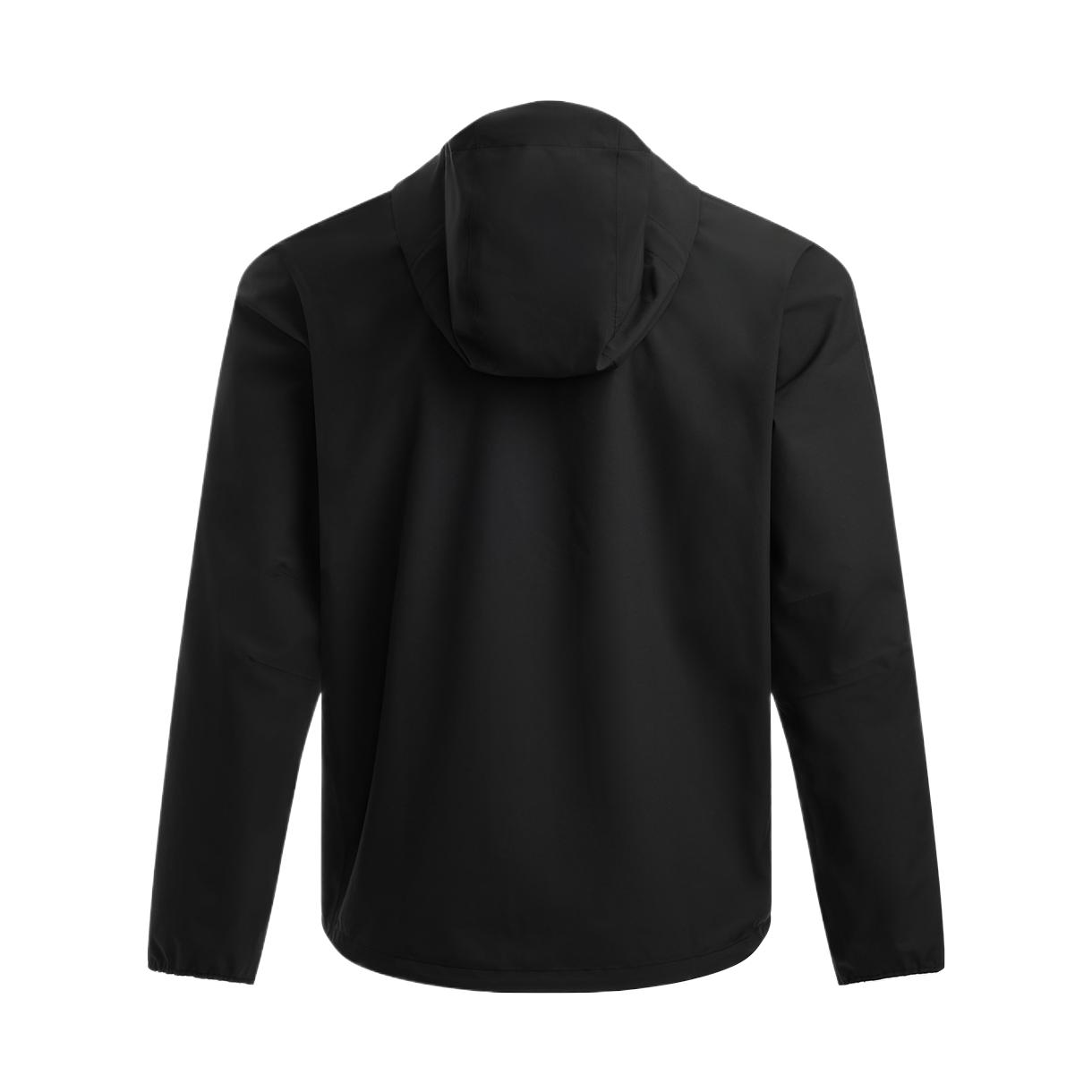 Lookbook 安德玛防风防水Cloudstrike黑色标志连帽夹克 1376066-003