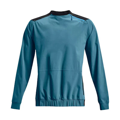 Under Armour Stretch Woven Crewneck Training Sweatshirt Blue 1366193-597