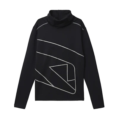 Under Armour Striped Retro Running Sweatshirt Black 1365672-001