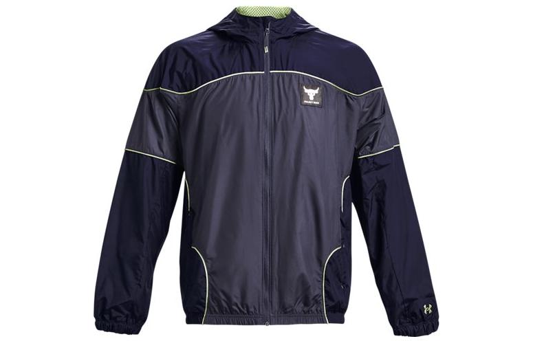 Under Armour Striped Zip-Up Hoodie Jacket - Dark Blue 1373580-410