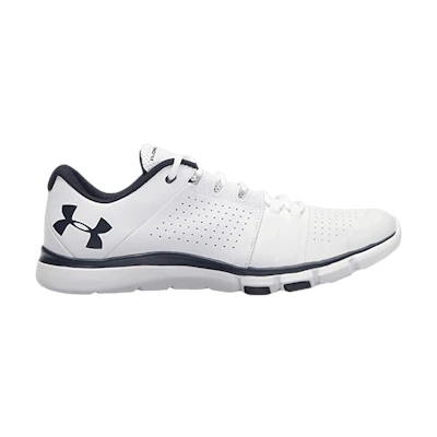 UA Strive 7 Leather 'White Midnight Navy'