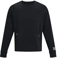 Under Armour Summit Black Solid Knit Casual Sports Sweatshirt 1377172-001 Under Armour Summit Black Solid Knit Casual Sports Sweatshirt 1377172-001