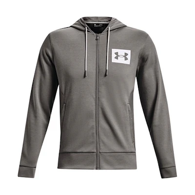 Under Armour Summit Logo Knit Training Hoodie Dark Wolf Gray 1366232-066