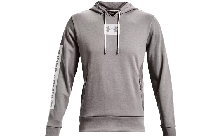 Under Armour Summit Training Knit Pullover Hoodie Men’s Dark Wolf Gray 1366221-066