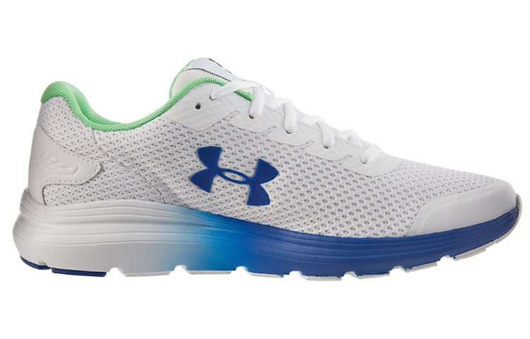 Order 安德瑪 Surge 2 防滑透氣 低幫 跑步鞋 男款 白藍