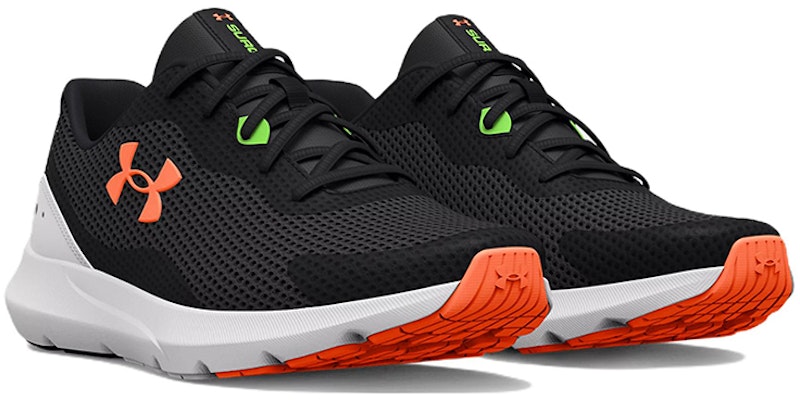 Under Armour Surge 3 'Black Orange' 3024883-103 Lookbook Under Armour Surge 3 'Black Orange' 3024883-103