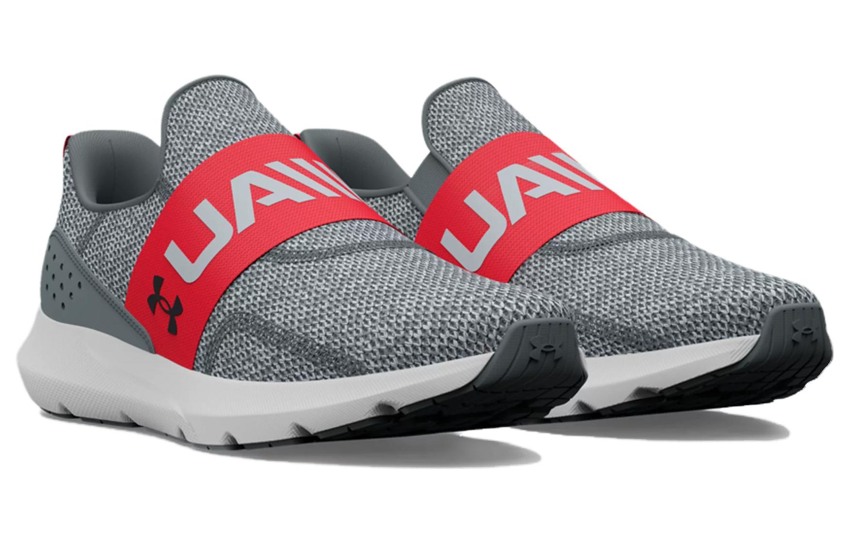 Lookbook Under Armour Surge 3 'Kelabu Merah' 3026506-104