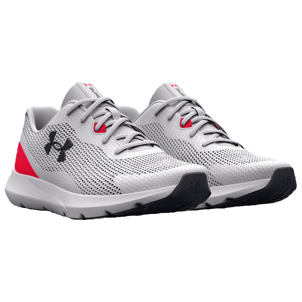 Lookbook UAサージ3 白/赤 3024883-108