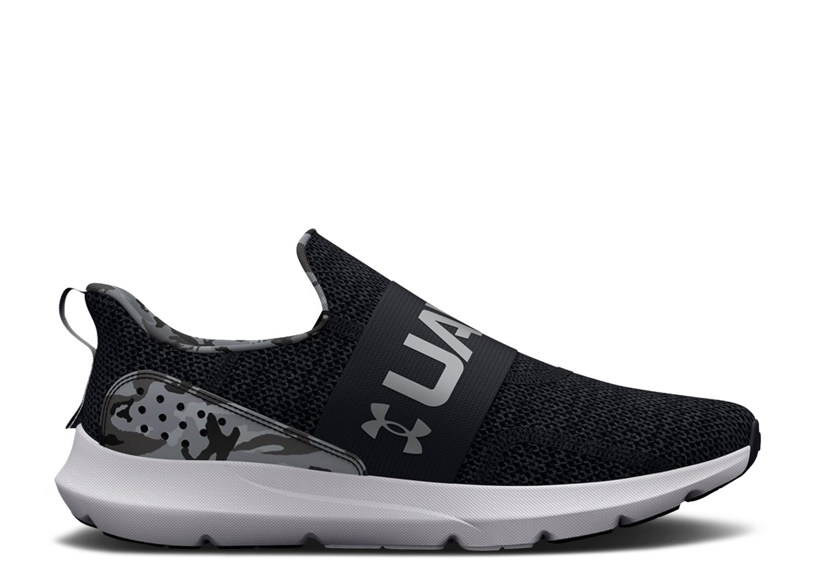 Under Armour Surge 3 Slip Printed 'Black Metallic Silver Camo' 3026961-001