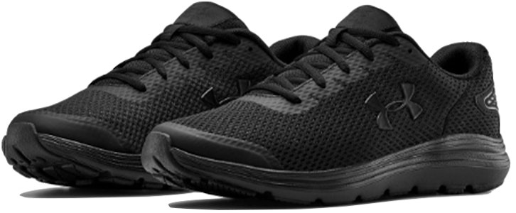 Under Armour Surge Kasut Sukan Hitam Penyerapan Hentakan Anti-Gelincir Rendah. 3022595-002 Lookbook Under Armour Surge Kasut Sukan Hitam Penyerapan Hentakan Anti-Gelincir Rendah. 3022595-002