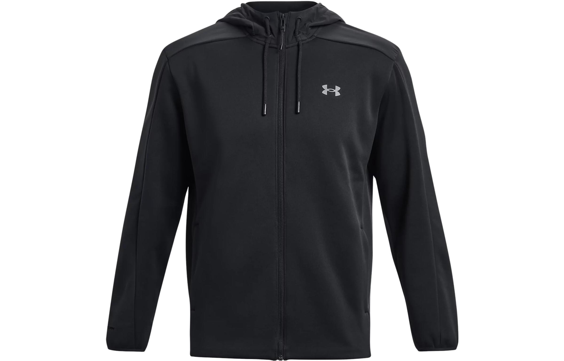 Under Armour Swacket Black Waterproof Full-Zip Hoodie Jacket 1378824-001