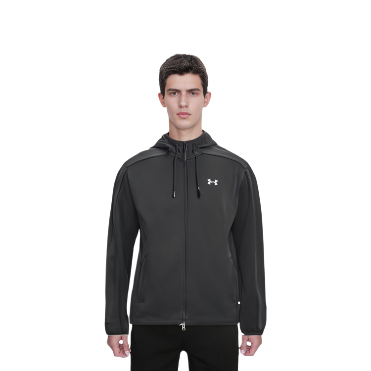 Sizing Under Armour Swacket Black Waterproof Full-Zip Hoodie Jacket 1378824-001