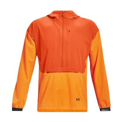 Under Armour Terrain Anorak Half-Zip Training Sweatshirt Orange Men’s 1370507-825