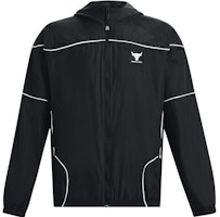 Under Armour The Rock Colorblock Logo Training Jacket Black. 1378587-001 Under Armour The Rock Colorblock Logo Training Jacket Black. 1378587-001